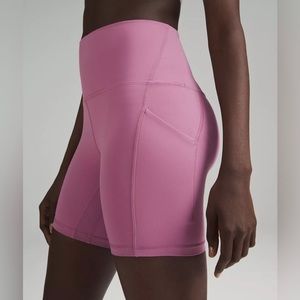 lululemon Align™ High-Rise Short with Pockets 6" | Velvet Dusk in size 6